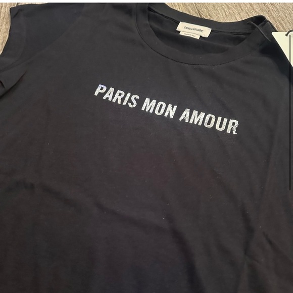 Zadig & Voltaire Woop Paris T-Shirt- S,L - Picture 3 of 5